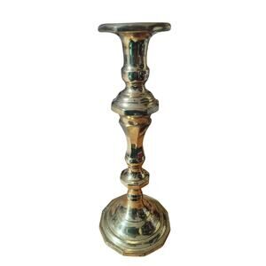 Vintage Brass Candle Stick Holder Heavy
